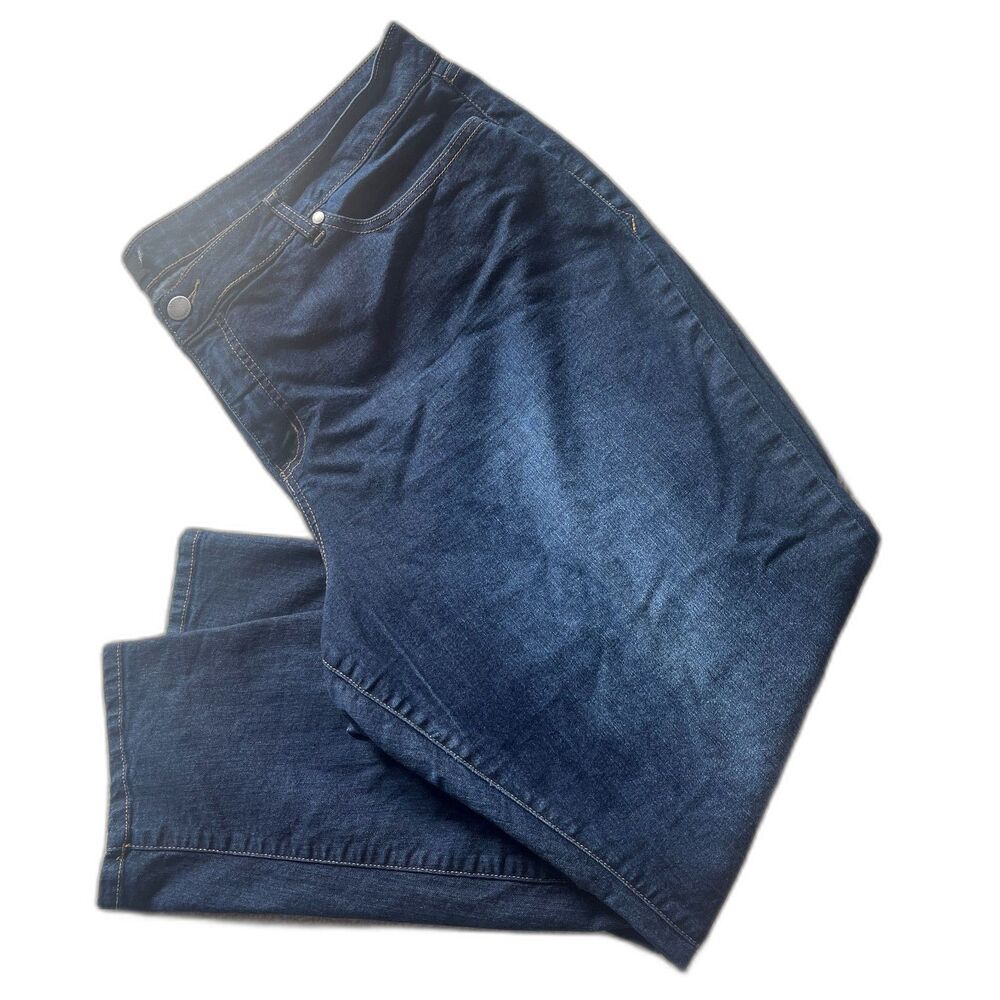 Torrid Denim Women’s Skinny Jeans – Plus Size 24 Short | Classic Dark Wash Blue